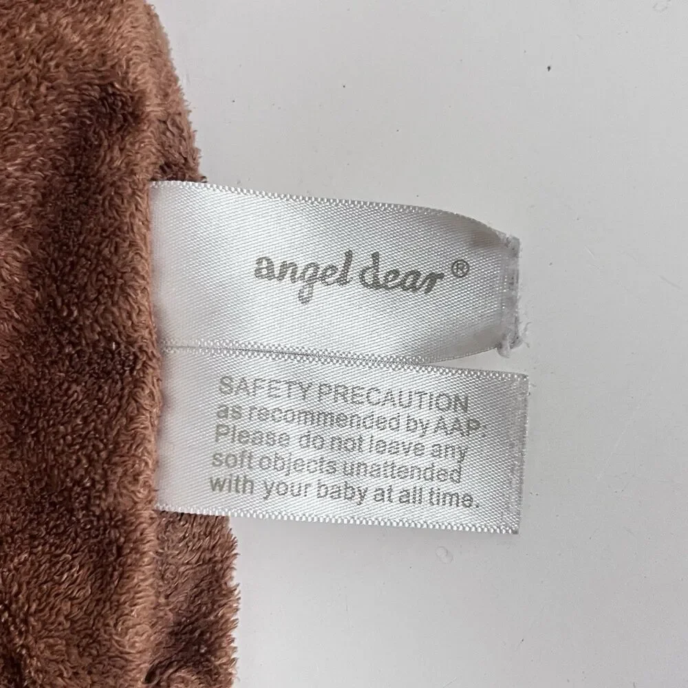 Angel Dear Brown Monkey Security Blanket Lovey Lovie Blankie Plush
